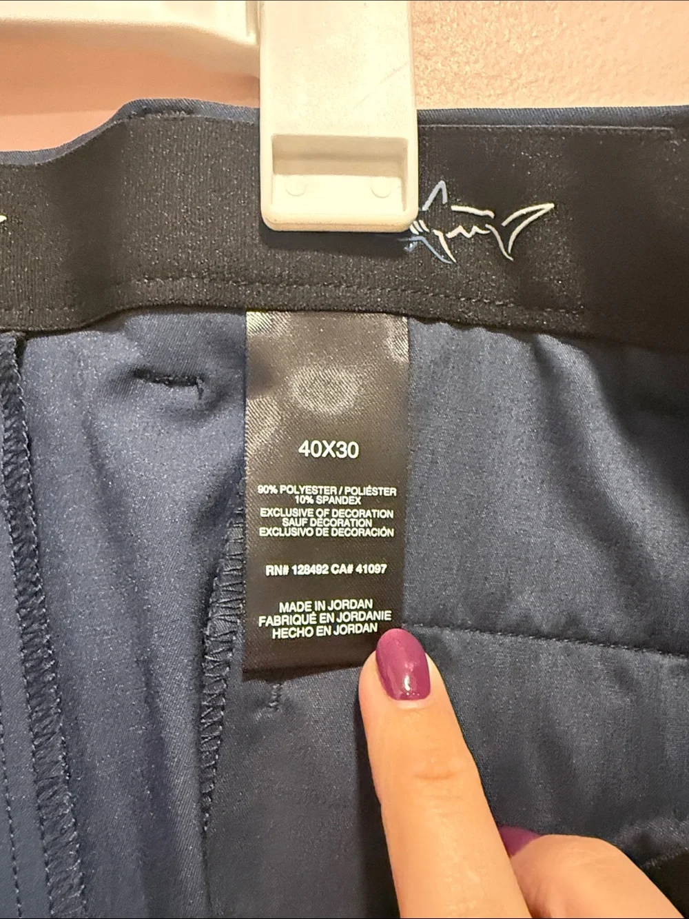 Greg Norman Collection Men's Navy Dress Pants
